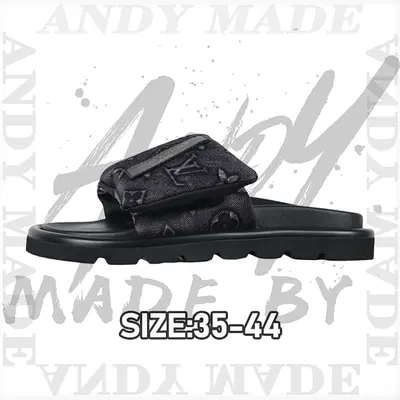 💰(€30=250CNY)L*V couple thick-soled Velcro slippers Item ID:30000324