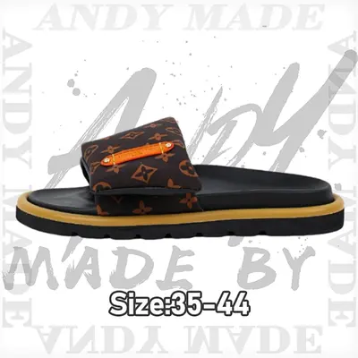 💰(250CNY)L*V couple thick-soled Velcro slippers Item ID:30001497