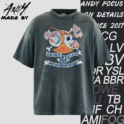 💰(€27=220CNY)S*M Skull and scales print short-sleeved shirt Item ID:10004687