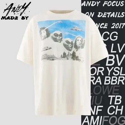 💰(€25=210CNY)S*M Alien Crisis Print Short Sleeve Item ID:10008418