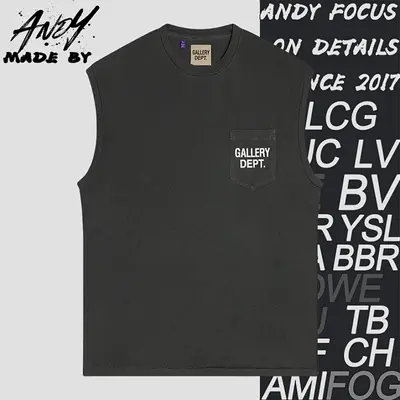 💰(€22=180CNY)G*D Pocket English Print Vest Short Sleeves Item ID:10003700