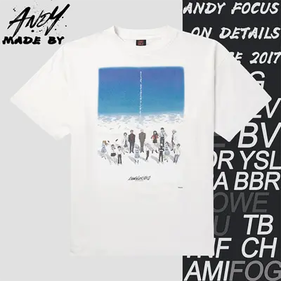 💰(€24=200CNY)SM Neon Genesis Evangelion printed short-sleeved shirt Item ID:10004274
