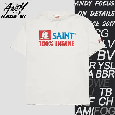 💰(€23=190CNY)S*M 100% INSAN printed short-sleeved shirt Item ID:10000606