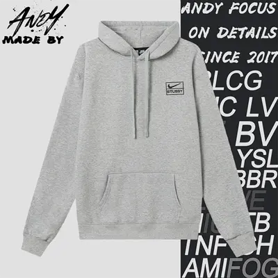 💰(€45=370CNY)Solid color embroidered logo hooded fleece sweatshirt Item ID:10000932