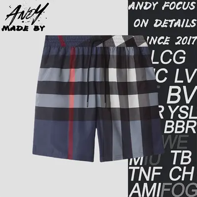 💰(€26=210CNY)BBR Plaid Shorts Navy Blue Item ID:20003418