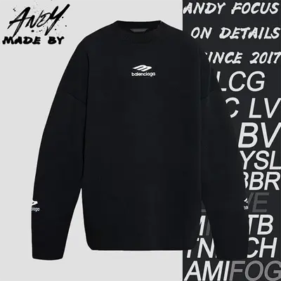 💰(€45=370CNY)BLCG 3B embroidered ski crewneck sweater Item ID:10008097