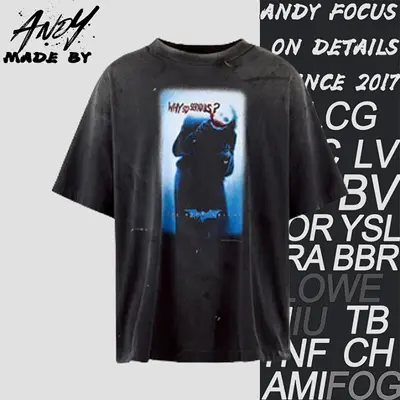 💰(€28=230CNY)S*M Villain Joker Print Short Sleeves Item ID:10007522