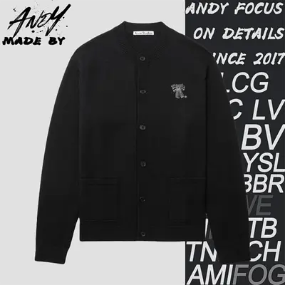 💰(€35=290CNY)A*s Bow and letter embroidered cardigan jacket Item ID:10008918