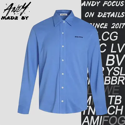 💰(€32=260CNY)MIU cotton piqué shirt Item ID:10002577-Z