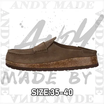 💰(€40=330CNY）Loafers Birkenstock wood bottom coffee color Item ID:30002340