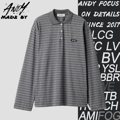 💰(€35=290CNY)Striped Logo Lapel Polo Shirt Item ID:10007238