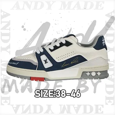 💰(€64=530CNY)54 white and blue nubuck leather Item ID:30000556