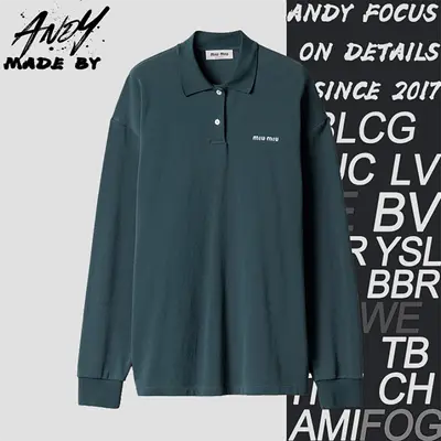 💰(€29=240CNY)Polo long sleeve dark green Item ID:10007596