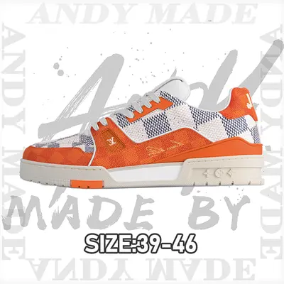 💰(€64=530CNY)Orange checkerboard Item ID:30001916
