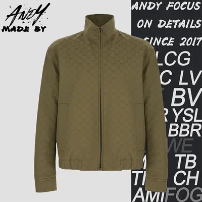 💰(€51=420CNY)Lettering forest green jacket