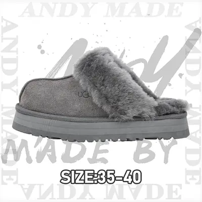 💰(€36=300CNY)Star Slippers 3-Layer Thick-Sole Snow Boots Women's Gray Item ID:30009517