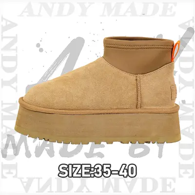 💰(€41=340CNY)5cm thick-soled short-sleeved pencil boots in maroon Item ID:30002240