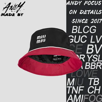 💰(€29=240CNY)Miu two-tone bucket hat: a fashion statement Item ID:60007252