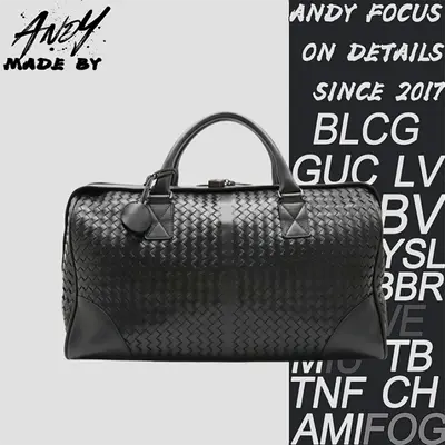 💰(€182=1500CNY)BV full sheepskin woven travel bag black Item ID:40003973