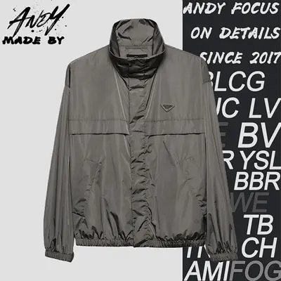💰(€45=370CNY)Triangle Logo Lightweight Stand Collar Jacket Item ID:10002006