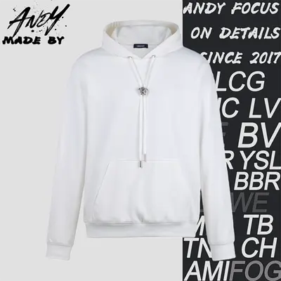 💰(€35=290CNY) Solid color hooded long-sleeved sweatshirt with letter embroidery Item ID:10006340-Z