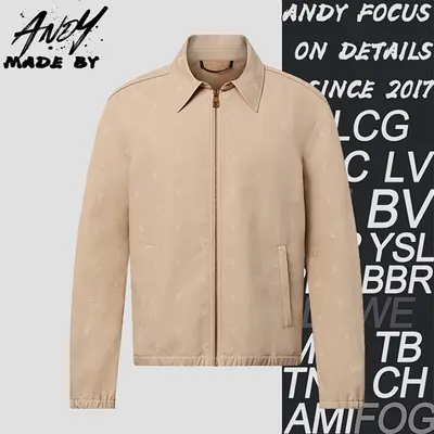 💰(€59=490CNY)Heavy mercerized jacquard jacket khaki Item ID:10007865