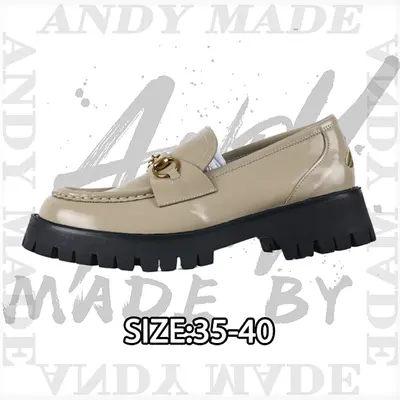 💰(€44=360CNY)loafers made in Guangdong, new horsebit thick-soled loafers Item ID:300000175
