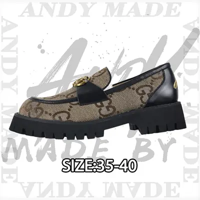 💰(€44=360CNY) loafers made in Guangdong, new horsebit thick-soled loafers Item ID:300006619