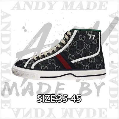 💰(€49=400CNY)Tennis 1977 Print Sneaker Gu*cci canvas shoes series full gif Item ID:300004306