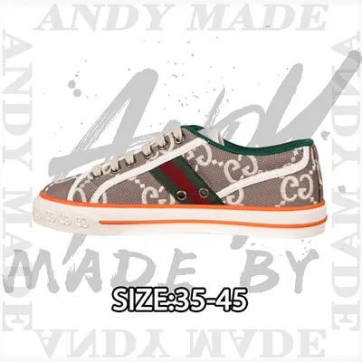 💰(€52=430CNY) Tennis 1977 Print Sneaker Gu*cci canvas shoes series full gif Item ID:300008279