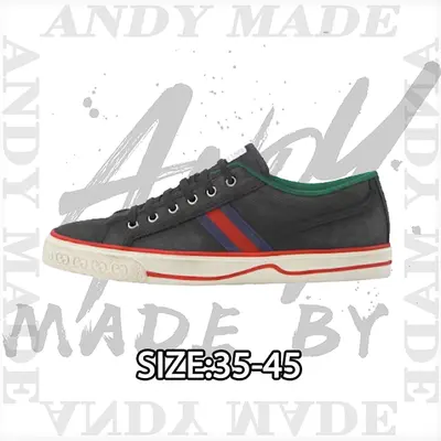 💰(€52=430CNY) Tennis 1977 Print Sneaker Gu*cci canvas shoes series full gif Item ID:300005907
