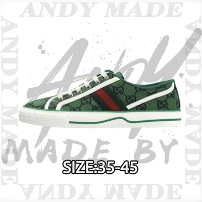 💰(€52=430CNY) Tennis 1977 Print Sneaker Gu*cci canvas shoes series full gif Item ID:300008821