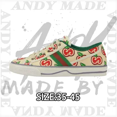 💰(€52=430CNY) Tennis 1977 Print Sneaker Gu*cci canvas shoes series full gif Item ID:300002590