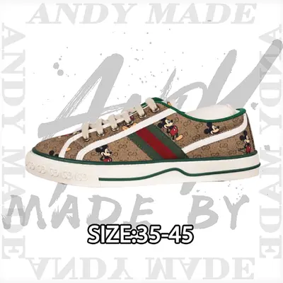 💰(€52=430CNY) Tennis 1977 Print Sneaker Gu*cci canvas shoes series full gif Item ID:300007218