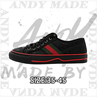 💰(€52=430CNY) Tennis 1977 Print Sneaker Gu*cci canvas shoes series full gif Item ID:300005676