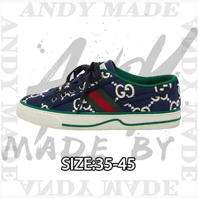 💰(€52=430CNY) Tennis 1977 Print Sneaker Gu*cci canvas shoes series full gif Item ID:300001419