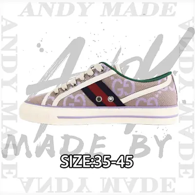 💰(€52=430CNY) Tennis 1977 Print Sneaker Gu*cci canvas shoes series full gif Item ID:300006934