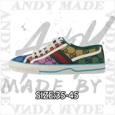 💰(€52=430CNY) Tennis 1977 Print Sneaker Gu*cci canvas shoes series full gif Item ID:300004119