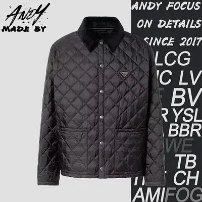💰(€60=500CNY)Diamond check cotton jacket Item ID:10008927