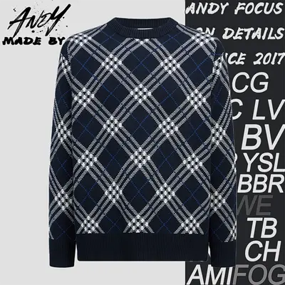 💰(€34=280CNY)check jacquard sweater Item ID:10008531-S