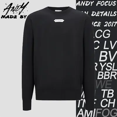 💰(€17=139CNY)collar fabric logo knitted bottoming shirtItem ID:10002449-S