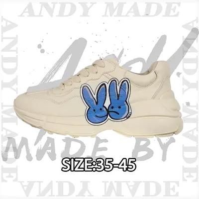 💰€42=340CNY)Gu*cci Rhyton retro dad shoes Item ID:30005578