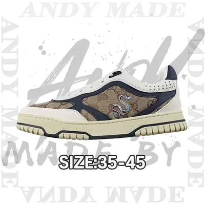 💰(€47=380CNY)Re-Web Leather SneakersLow-top all-match white sports sneakers Item ID:30008742