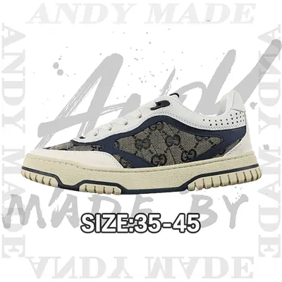 💰(€47=380CNY)Re-Web Leather SneakersLow-top all-match white sports sneakers Item ID:30002847