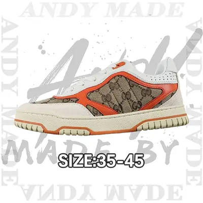 💰(€47=380CNY)G*ucci Re-Web Leather SneakersLow-top all-match sports sneakers Item ID:30006554