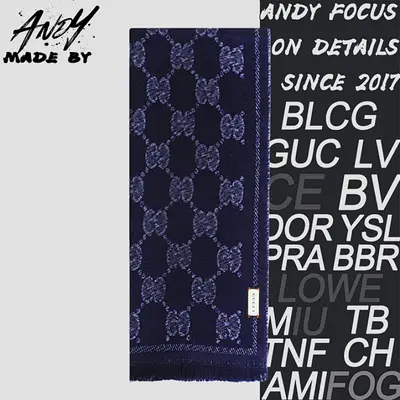 💰(€40=325CNY)Wool jacquard scarf Item ID:60004045-V