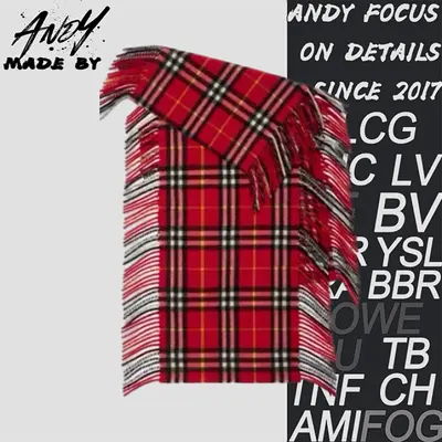 💰(€36=300CNY)plaid tassel scarf Item ID:60008874-V