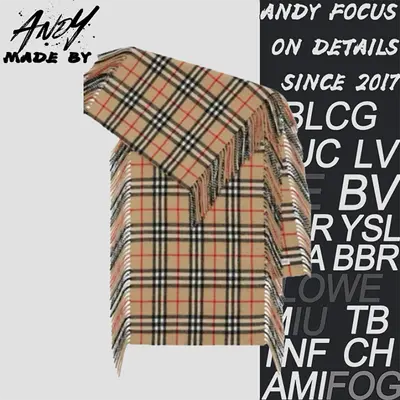 💰(€36=300CNY)plaid tassel scarf Item ID:60008704-V