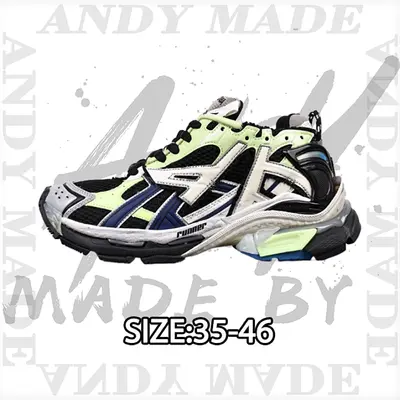 💰(€63=520CNY) Runner Destruction Style Handmade Old Retro Daddy Shoes Item ID:30003083