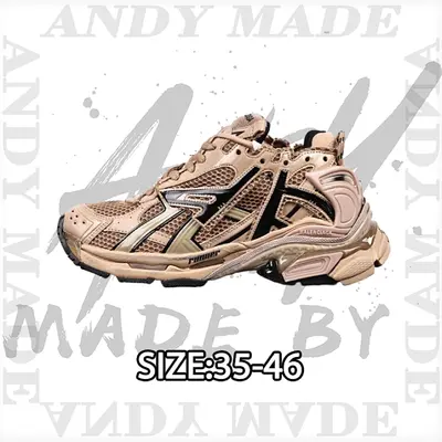 💰(€63=520CNY) Runner Destruction Style Handmade Old Retro Daddy Shoes Item ID:30004546